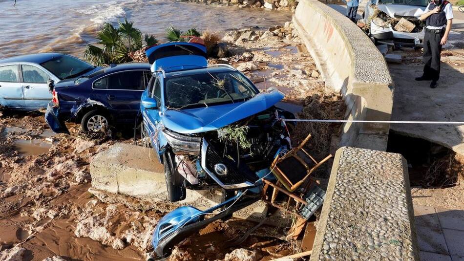 España: lluvias torrenciales, pueblos bajo el barro y al menos dos muertos