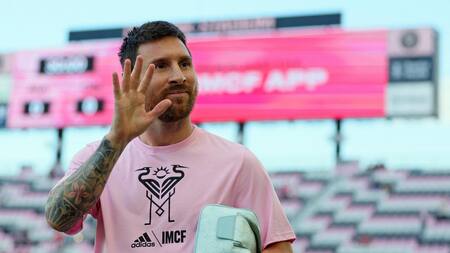 Lionel Messi en Inter Miami. Foto: NA.