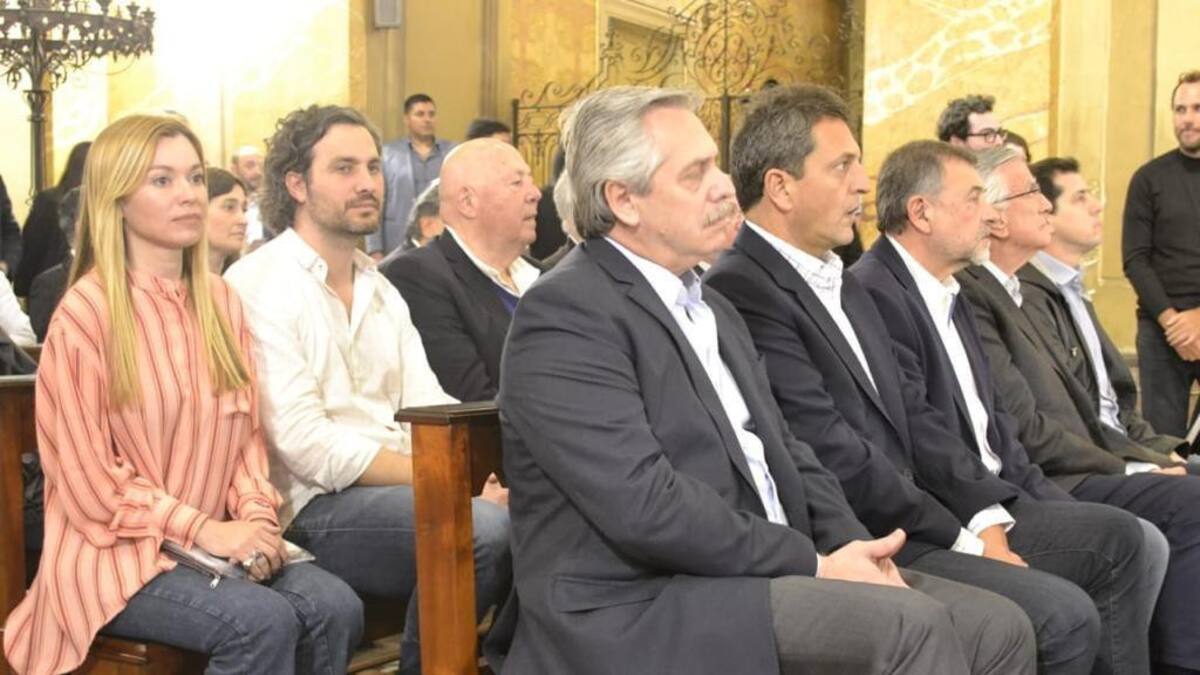 Alberto Fernandez en Córdoba. Misa en el aniversario del fallecimiento de José Manuel De la Sota.