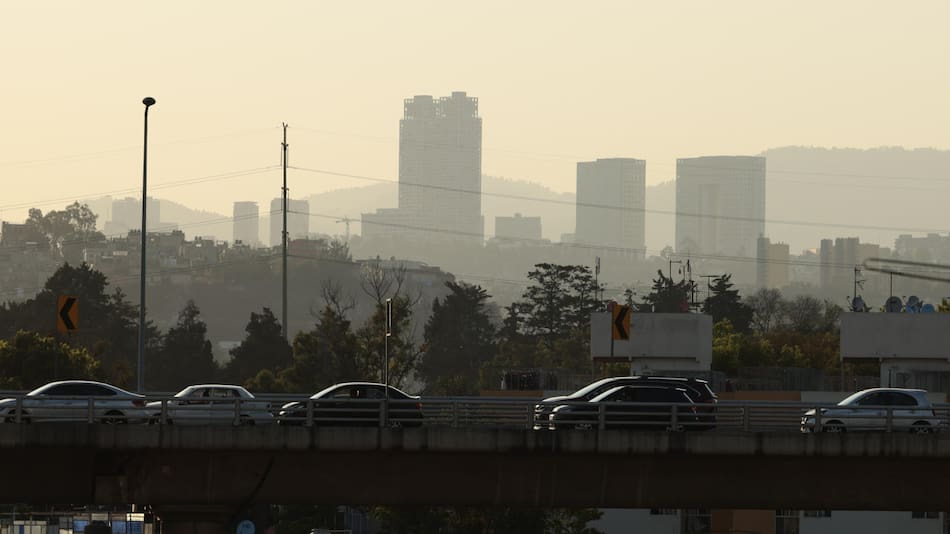 Contaminación del aire en México. Foto: EFE.