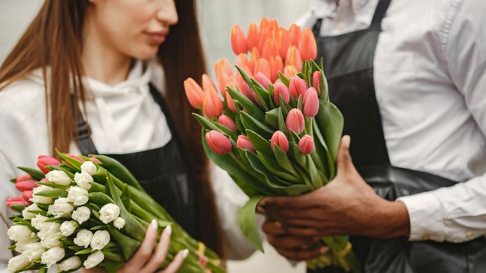Flores, ramo de flor.