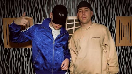 Bizarrap con Quevedo. Foto: Instagram/bizarrap