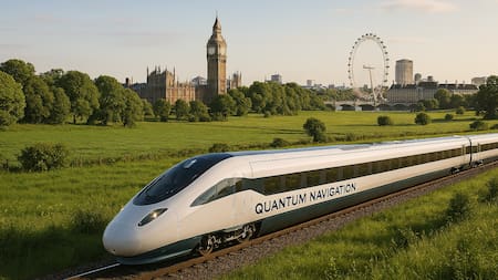 Ensayo histórico en Reino Unido: un tren funcionó con un sistema de navegación cuántica capaz de operar sin señal GPS