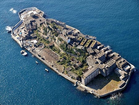 Isla Hashima, Japón. Foto: Wikipedia/ Flickr.