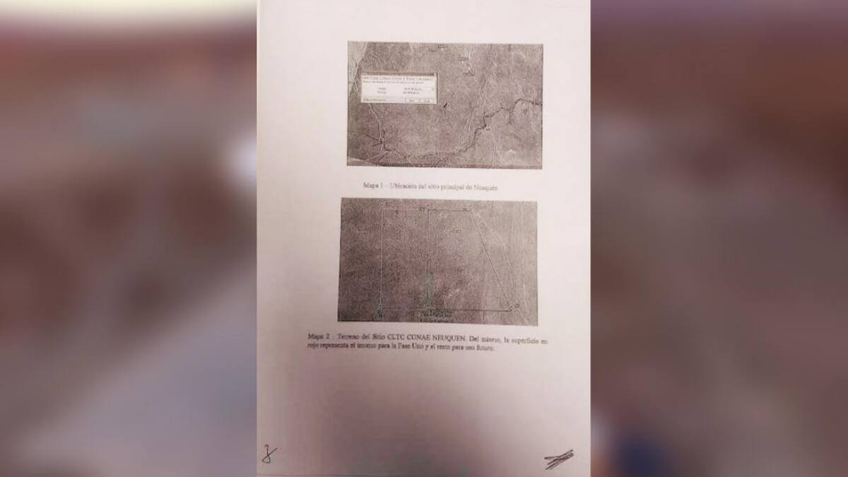 Base china en Neuquén - documentos