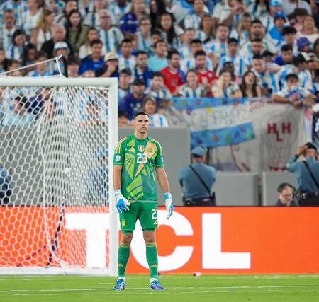 Dibu Martínez, Selección Argentina. X: @Argentina
