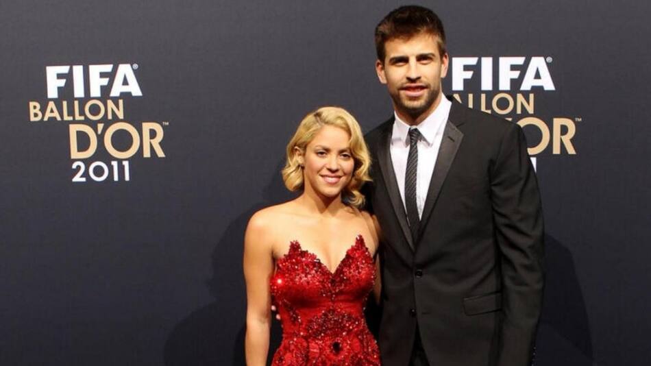 Shakira y Gerard Piqué. Foto: Reuters.