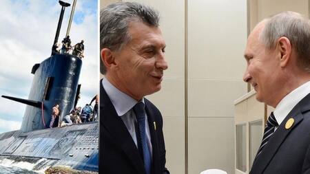 Macri y Putin - Submarino ARA San Juan