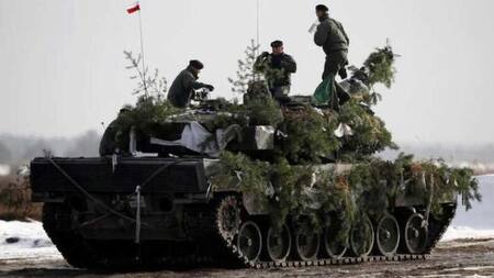 Tanque Leopard 2A4. Foto: NA