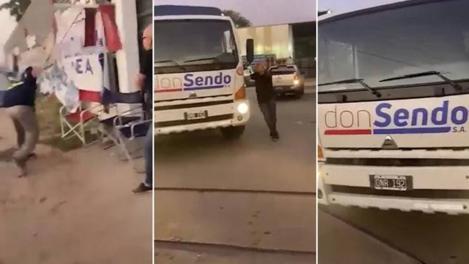 Dueño de pyme echando a bloqueo sindical a los sillazos