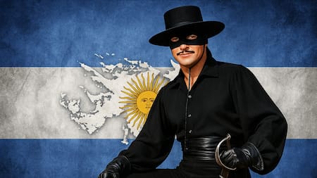 De Hollywood a voluntario en la Guerra de Malvinas: el vínculo inquebrantable de “El Zorro” con Argentina