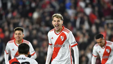 Facundo Colidio; River Plate vs. Central Córdoba. Foto: NA.