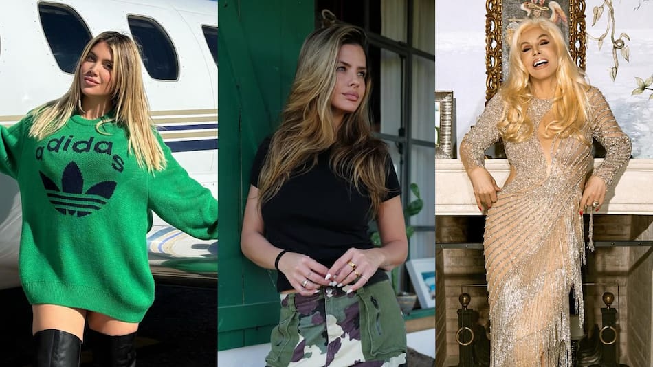 Wanda Nara, China Suárez y Susana Giménez.