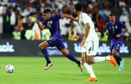 Amistoso Selección Argentina vs. Emiratos árabes, Nahuel Molina, Reuters
