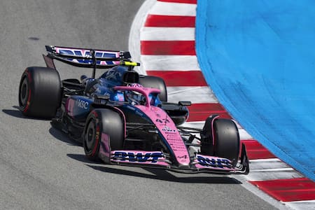 Franco Colapinto finalizó décimo quinto en el Gran Premio de España. Foto: EFE (Siu Wu)