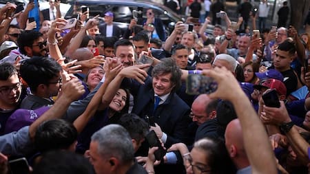 Javier Milei en Mendoza.