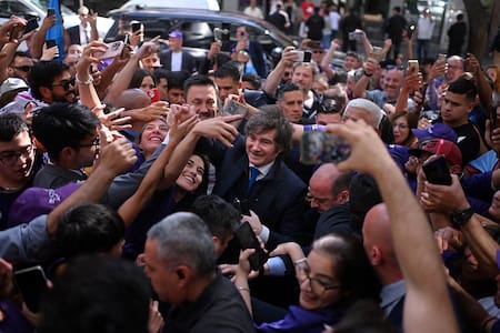 Javier Milei en Mendoza.