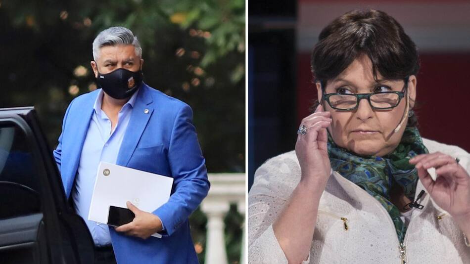 Claudio Chiqui Tapia y Graciela Ocaña. Fotos NA