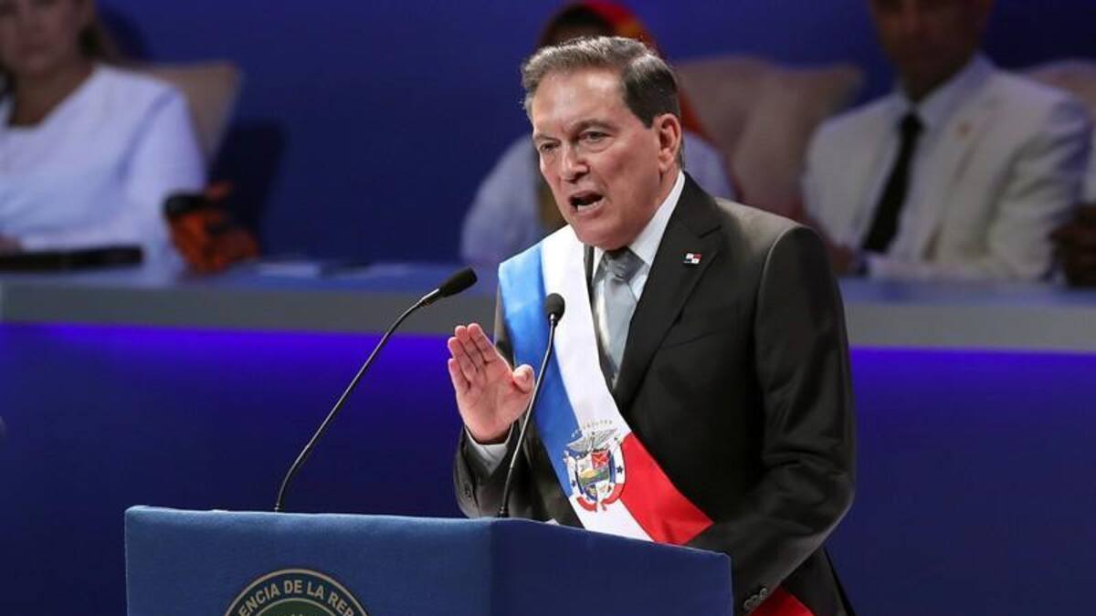 Laurentino Cortizo, presidente de Panamá. Foto: Reuters.
