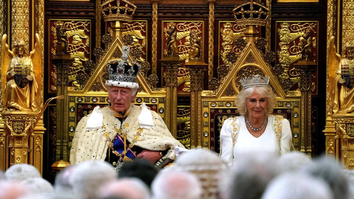 Rey Carlos III y Camila. Foto: Reuters.