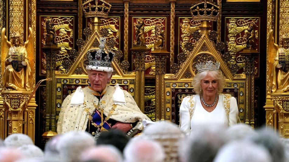 Rey Carlos III y Camila. Foto: Reuters.