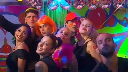 Gran Hermano, fiesta flúor. Foto: eltrece
