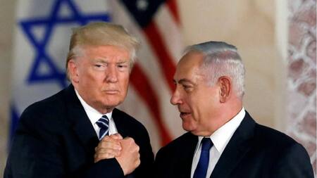 Donald Trump y Benjamin Netanyahu. Foto: Reuters.