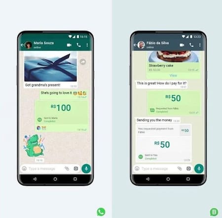 WhatsApp envia dinero