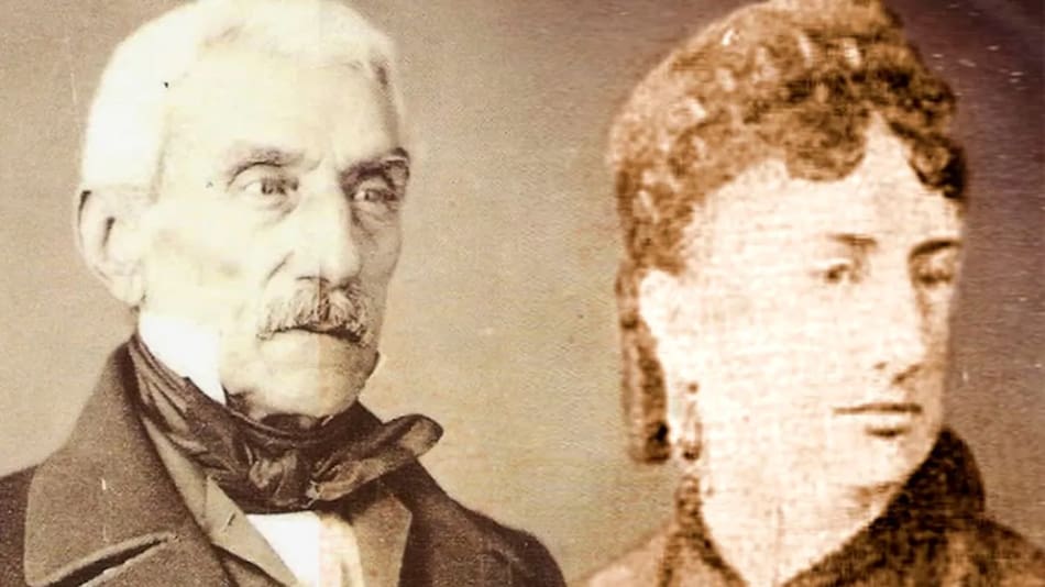 San Martín y su nieta Josefa