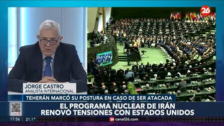 Jorge Castro en 26 PM. Foto: captura.