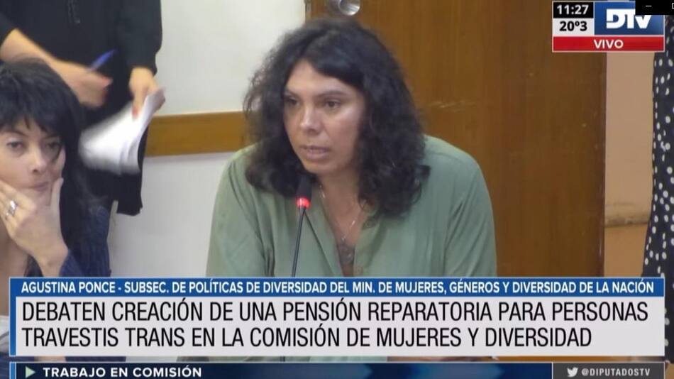 Diputados, creación de pensión reparatoria para personas travestis-trans. Foto: DTV.