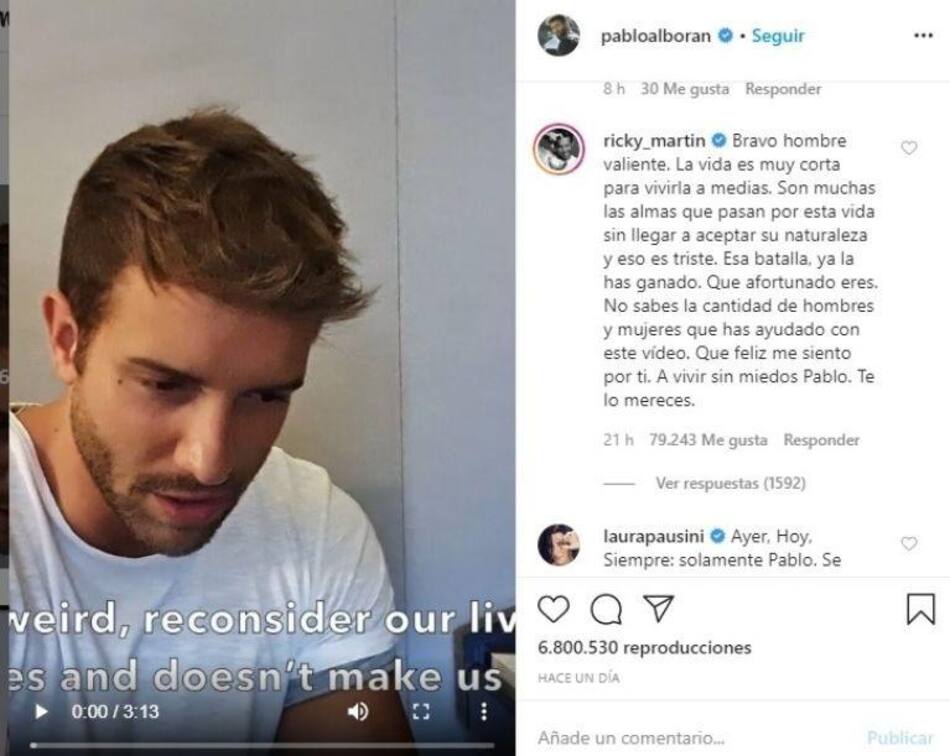 Ricky Martín y Pablo Alborán