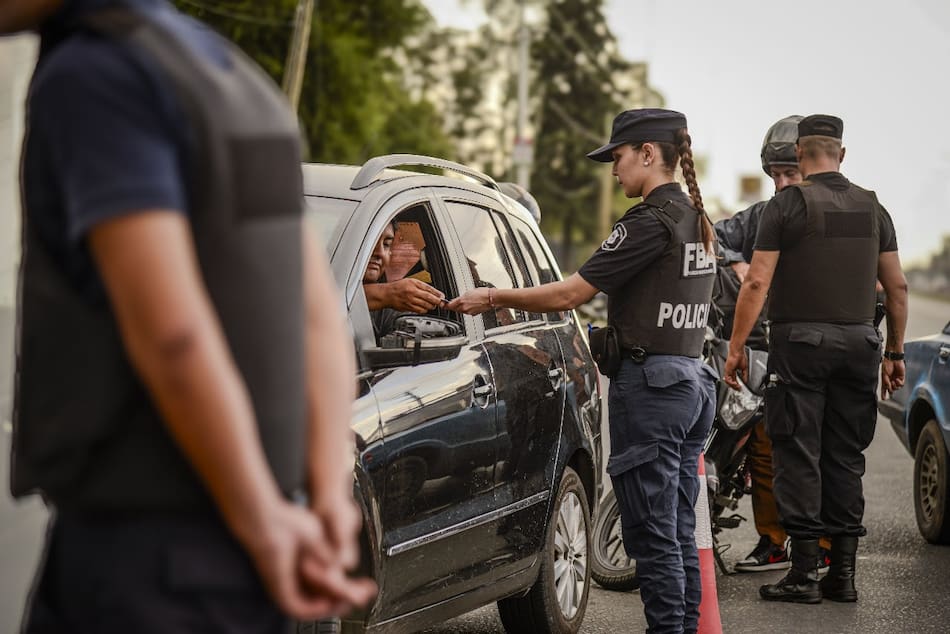 Controles de tránsito en Provincia de Buenos Aires.Foto: X/ @ElProgreso18