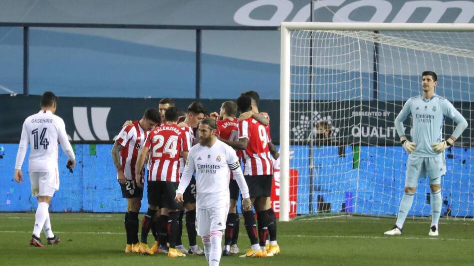 Festejo del Athletic Bilbao sobre el Real Madrid en Supercopa de España, REUTERS
