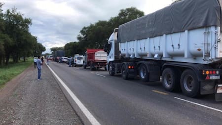 Camiones restringidos por coronavirus