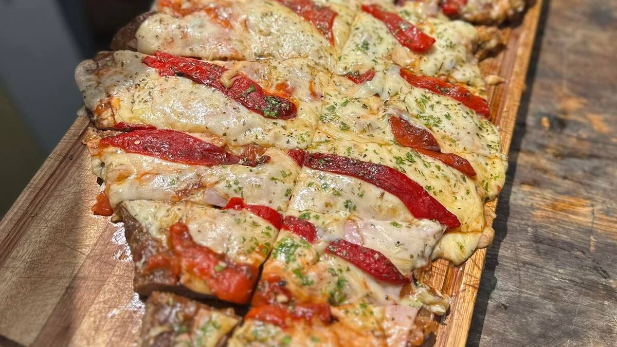 Una nueva receta de matambre a la pizza.