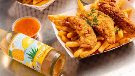 La empresa de pollo que anunció la quiebra. Foto Instagram @stickysfingerjoint