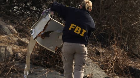 Accidente aéreo tras choque entre avión y helicóptero militar en Washington. Foto: REUTERS.