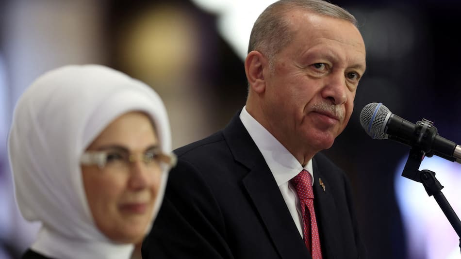 Asunción de Erdogan, presidente de Turquía. Foto: Reuters.