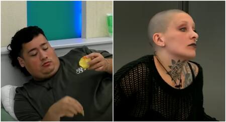 Manzana y Furia de Gran Hermano. Fotos: captura Telefe.