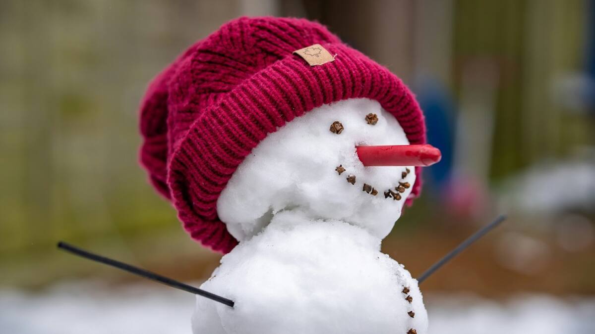 Muñeco de nieve. Foto: Unsplash.