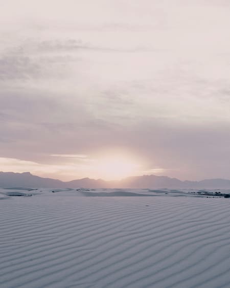Parque Nacional White Sands, Estados Unidos. Foto Unsplash.