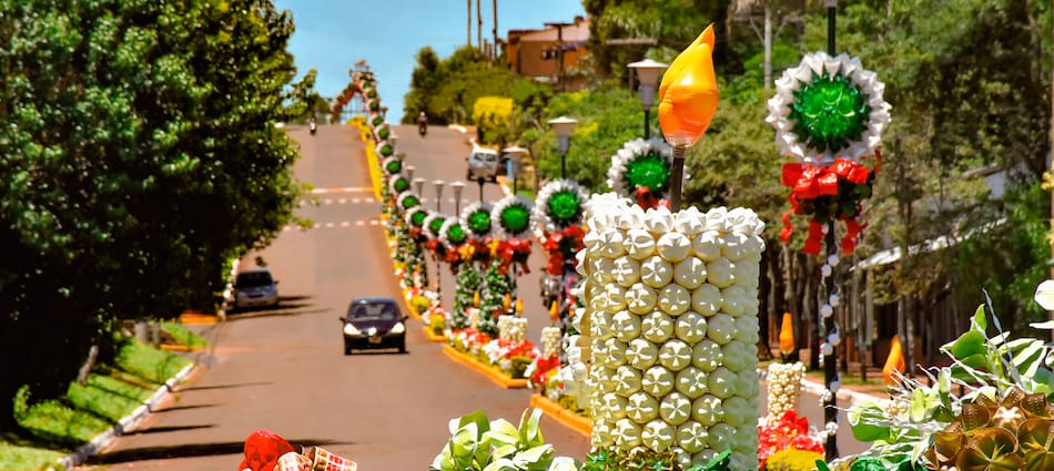 Navidad en Capioví, provincia de Misiones.