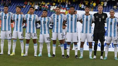 Seleccionado argentino sub 20. Foto: Télam.