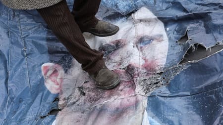 El desprecio por Bashar Al Assad en Siria. Foto: Reuters.
