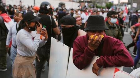 Protestas en Perú. Foto: Reuters