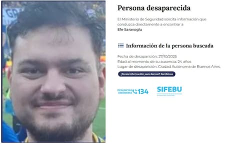 Búsqueda de paradero de joven turco hallado muerto en Cañuelas.