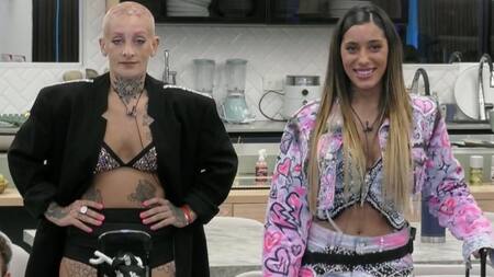 Furia y Catalina de Gran Hermano. Foto: Captura.