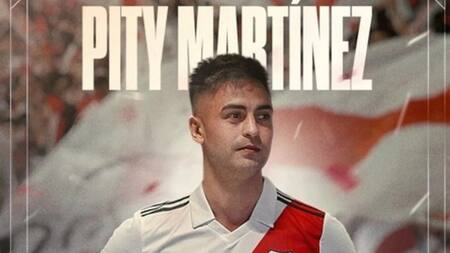 Presentación de Gonzalo Pity Martínez en River. Foto: NA.