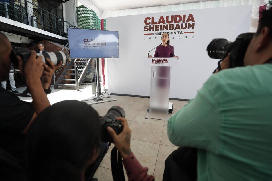 Claudia Sheinbaum, presidenta electa de México. Foto: EFE.